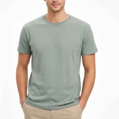 Erkek Bisiklet Yaka Yazlık Kısa kol Düz Tişört Regular Kalıp T-shirt - Mint Yeşili Erkek Bisiklet Yaka Yazlık Kısa kol Düz Tişört Regular Kalıp T-shirt - Mint Yeşili