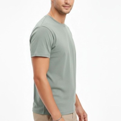 Erkek Bisiklet Yaka Yazlık Kısa kol Düz Tişört Regular Kalıp T-shirt - Mint Yeşili Erkek Bisiklet Yaka Yazlık Kısa kol Düz Tişört Regular Kalıp T-shirt - Mint Yeşili