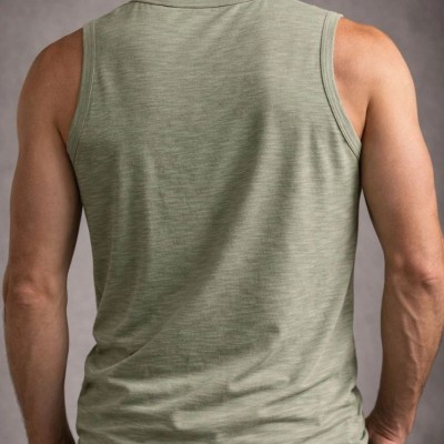 Erkek Flamlı Kumaş Kolsuz Atlet Günlük Fitness Spor T-Shirt - Mint Yeşili Erkek Flamlı Kumaş Kolsuz Atlet Günlük Fitness Spor T-Shirt - Mint Yeşili