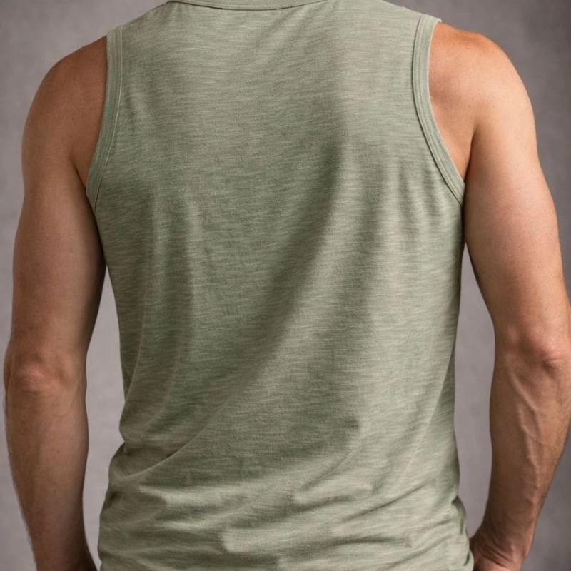 Erkek Flamlı Kumaş Kolsuz Atlet Günlük Fitness Spor T-Shirt - Mint Yeşili Erkek Flamlı Kumaş Kolsuz Atlet Günlük Fitness Spor T-Shirt - Mint Yeşili