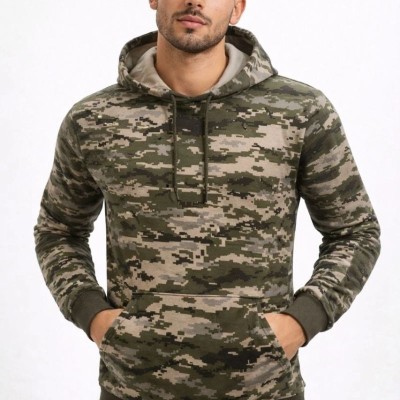Erkek Kamuflaj Desenli 2 İplik 4 Mevsim Kapüşonlu Kanguru Cepli Hoodie Sweatshirt - Kamuflaj Erkek Kamuflaj Desenli 2 İplik 4 Mevsim Kapüşonlu Kanguru Cepli Hoodie Sweatshirt - Kamuflaj