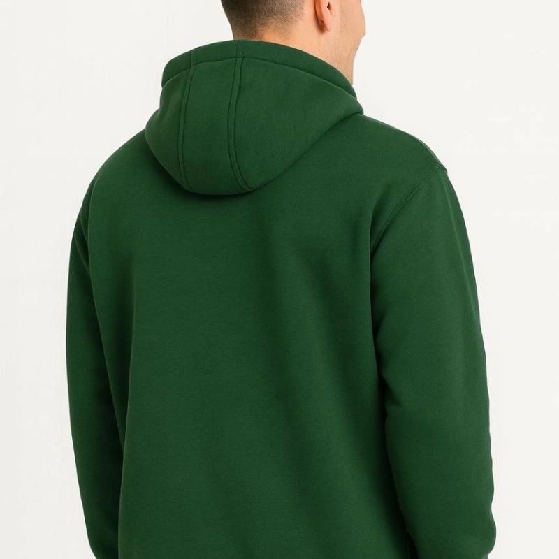 Erkek Kapüşonlu Hoodie Cepli Çıtçıtlı 3 İplik Pamuklu Sweatshirt - Haki Erkek Kapüşonlu Hoodie Cepli Çıtçıtlı 3 İplik Pamuklu Sweatshirt - Haki