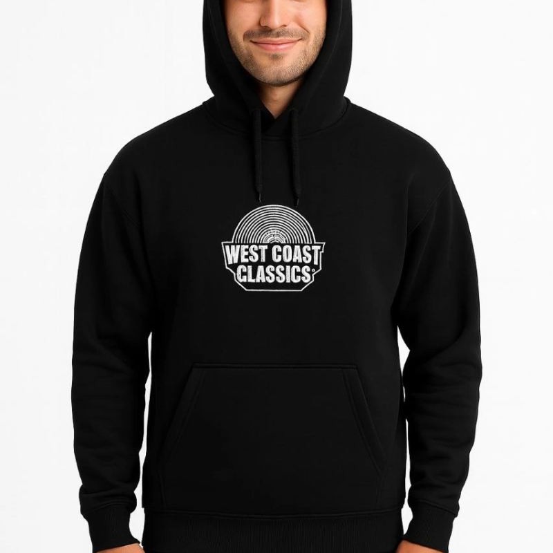 Erkek Kapüşonlu Kanguru Cepli Sweatshirt 3 İplik Pamuklu Baskılı Hoodie - Siyah Erkek Kapüşonlu Kanguru Cepli Sweatshirt 3 İplik Pamuklu Baskılı Hoodie - Siyah