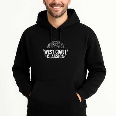 Erkek Kapüşonlu Kanguru Cepli Sweatshirt 3 İplik Pamuklu Baskılı Hoodie - Siyah Erkek Kapüşonlu Kanguru Cepli Sweatshirt 3 İplik Pamuklu Baskılı Hoodie - Siyah