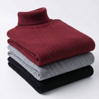 Erkek Kaşkorse Boğazlı Likralı Fitilli Slim Fit Body 3'lü Set Siyah-Bordo-Gri Erkek Kaşkorse Boğazlı Likralı Fitilli Slim Fit Body 3'lü Set Siyah-Bordo-Gri