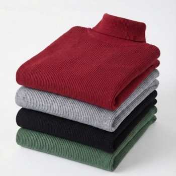 Erkek Kaşkorse Boğazlı Likralı Fitilli Slim Fit Body 4'lü Set Siyah-Bordo-Gri-Haki Erkek Kaşkorse Boğazlı Likralı Fitilli Slim Fit Body 4'lü Set Siyah-Bordo-Gri-Haki