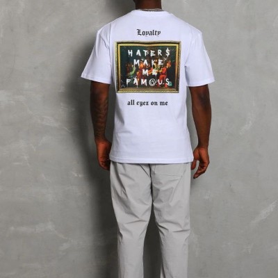 Erkek Kısa kol Baskılı Bisiklet Yaka T-Shirt - Beyaz Erkek Kısa kol Baskılı Bisiklet Yaka T-Shirt - Beyaz