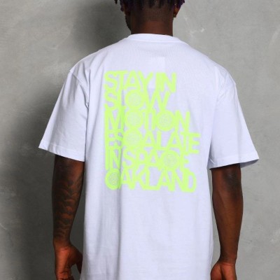 Erkek Kısa kol Baskılı Bisiklet Yaka T-Shirt - Beyaz Erkek Kısa kol Baskılı Bisiklet Yaka T-Shirt - Beyaz