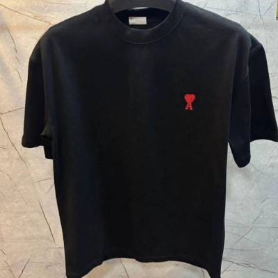 Erkek Kısa Kol Tişört Bisiklet Yaka KALP Baskılı Oversize T-Shirt - Siyah Erkek Kısa Kol Tişört Bisiklet Yaka KALP Baskılı Oversize T-Shirt - Siyah