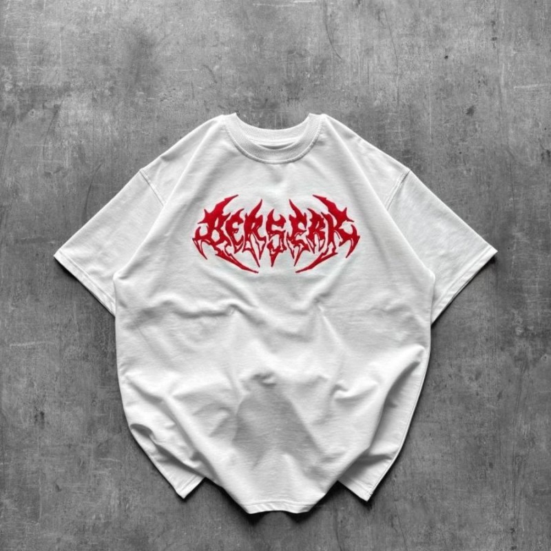 Erkek Kısa Kol Yazlık Tişört Bisiklet Yaka Baskılı Oversize T-Shirt - Beyaz Erkek Kısa Kol Yazlık Tişört Bisiklet Yaka Baskılı Oversize T-Shirt - Beyaz