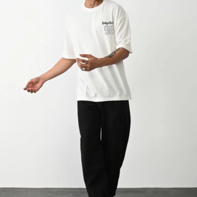Erkek Kısa Kol Yazlık Tişört Bisiklet Yaka Baskılı Oversize T-Shirt - Beyaz Erkek Kısa Kol Yazlık Tişört Bisiklet Yaka Baskılı Oversize T-Shirt - Beyaz