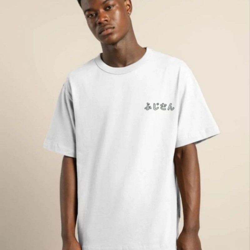 Erkek Kısa Kol Yazlık Tişört Bisiklet Yaka Baskılı Oversize T-Shirt - Beyaz Erkek Kısa Kol Yazlık Tişört Bisiklet Yaka Baskılı Oversize T-Shirt - Beyaz