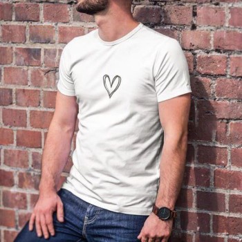 Erkek Kısa Kol Yazlık Tişört Bisiklet Yaka Baskılı Oversize T-Shirt - Beyaz Erkek Kısa Kol Yazlık Tişört Bisiklet Yaka Baskılı Oversize T-Shirt - Beyaz