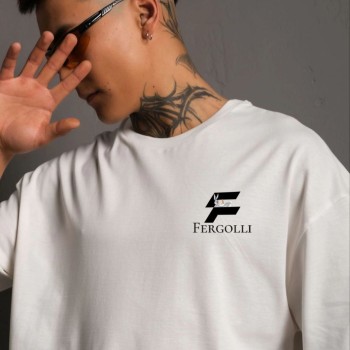 Erkek Kısa Kol Yazlık Tişört Bisiklet Yaka Baskılı Oversize T-Shirt - Beyaz Erkek Kısa Kol Yazlık Tişört Bisiklet Yaka Baskılı Oversize T-Shirt - Beyaz