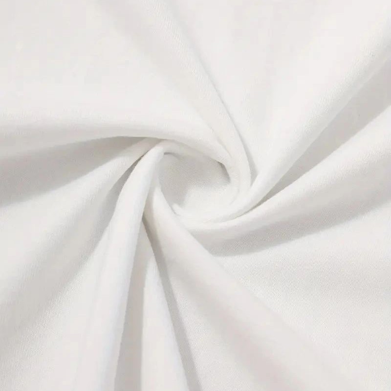 Erkek Kısa Kol Yazlık Tişört Bisiklet Yaka Baskılı Oversize T-Shirt - Beyaz