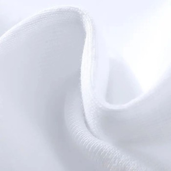 Erkek Kısa Kol Yazlık Tişört Bisiklet Yaka Baskılı Oversize T-Shirt - Beyaz