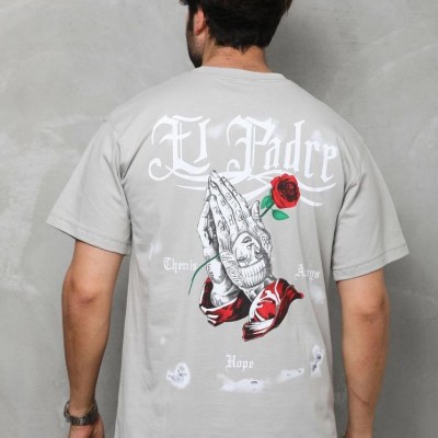 Erkek Kısa Kol Yazlık Tişört Bisiklet Yaka Baskılı Oversize T-Shirt - Gri Erkek Kısa Kol Yazlık Tişört Bisiklet Yaka Baskılı Oversize T-Shirt - Gri