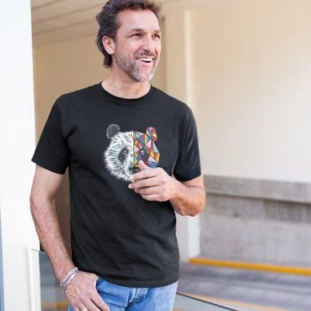 Erkek Kısa Kol Yazlık Tişört Bisiklet Yaka Baskılı Oversize T-Shirt - Siyah Erkek Kısa Kol Yazlık Tişört Bisiklet Yaka Baskılı Oversize T-Shirt - Siyah