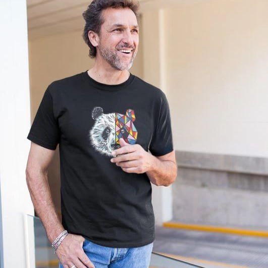 Erkek Kısa Kol Yazlık Tişört Bisiklet Yaka Baskılı Oversize T-Shirt - Siyah Erkek Kısa Kol Yazlık Tişört Bisiklet Yaka Baskılı Oversize T-Shirt - Siyah