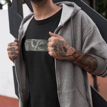 Erkek Kısa Kol Yazlık Tişört Bisiklet Yaka Baskılı Oversize T-Shirt - Siyah Erkek Kısa Kol Yazlık Tişört Bisiklet Yaka Baskılı Oversize T-Shirt - Siyah