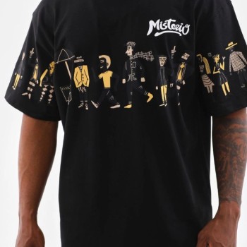 Erkek Kısa Kol Yazlık Tişört Bisiklet Yaka Baskılı Oversize T-Shirt - Siyah Erkek Kısa Kol Yazlık Tişört Bisiklet Yaka Baskılı Oversize T-Shirt - Siyah