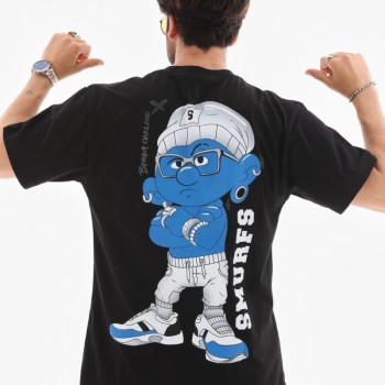 Erkek Kısa Kol Yazlık Tişört Bisiklet Yaka Baskılı Oversize T-Shirt - Siyah Erkek Kısa Kol Yazlık Tişört Bisiklet Yaka Baskılı Oversize T-Shirt - Siyah