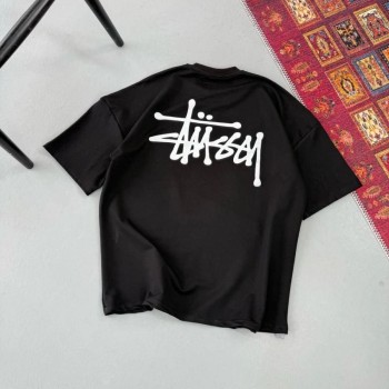 Erkek Kısa Kol Yazlık Tişört Bisiklet Yaka Baskılı Oversize T-Shirt - Siyah Erkek Kısa Kol Yazlık Tişört Bisiklet Yaka Baskılı Oversize T-Shirt - Siyah