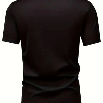 Erkek Kısa Kol Yazlık Tişört Bisiklet Yaka Baskılı Oversize T-Shirt - Siyah Erkek Kısa Kol Yazlık Tişört Bisiklet Yaka Baskılı Oversize T-Shirt - Siyah
