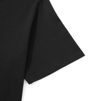 Erkek Kısa Kol Yazlık Tişört Bisiklet Yaka Baskılı Oversize T-Shirt - Siyah Erkek Kısa Kol Yazlık Tişört Bisiklet Yaka Baskılı Oversize T-Shirt - Siyah