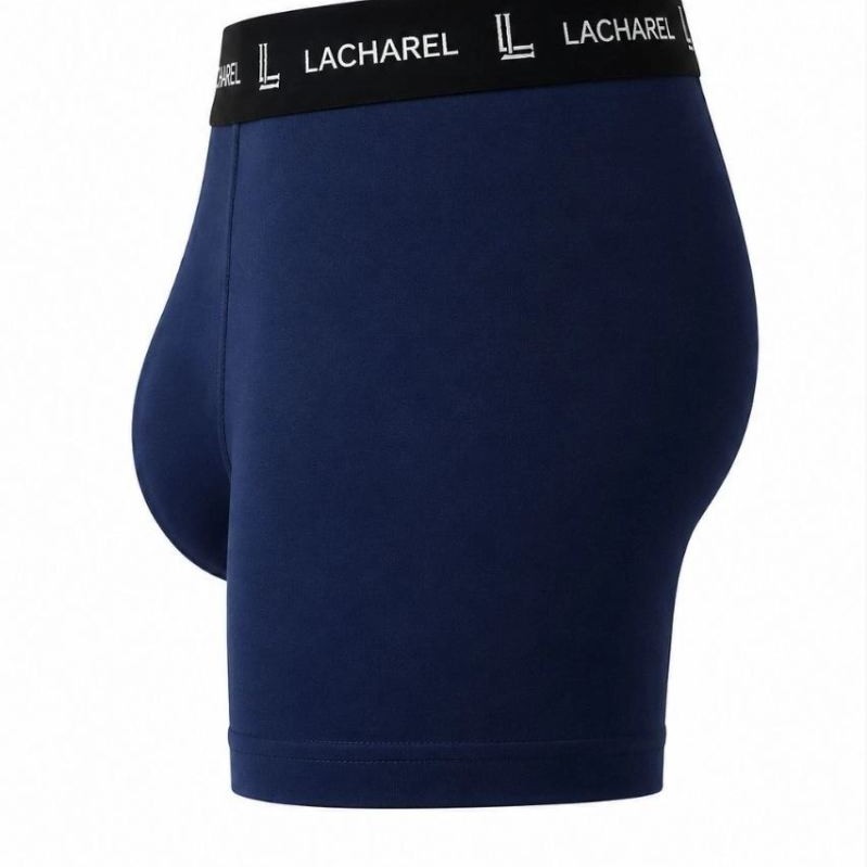 Erkek Likralı Pamuklu Nefes Alan Penye Boxer 3'lü Paket - Lacivert Erkek Likralı Pamuklu Nefes Alan Penye Boxer 3'lü Paket - Lacivert