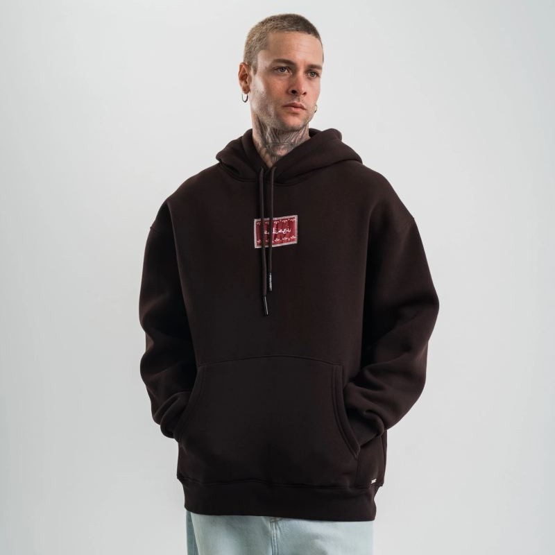 Erkek Nakışlı Kapüşonlu Oversize 3 İplik Pamuklu SweatShirt Hoodie - Siyah Erkek Nakışlı Kapüşonlu Oversize 3 İplik Pamuklu SweatShirt Hoodie - Siyah