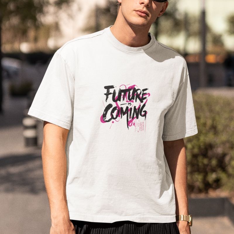 ERKEK Özel Baskılı Modern Fit %100 Pamuk Bisiklet Yaka T-Shirt ERKEK Özel Baskılı Modern Fit %100 Pamuk Bisiklet Yaka T-Shirt