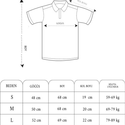 Erkek Pike Polo Yaka Tişört Düğmeli Baskılı T-Shirt - Beyaz Erkek Pike Polo Yaka Tişört Düğmeli Baskılı T-Shirt - Beyaz