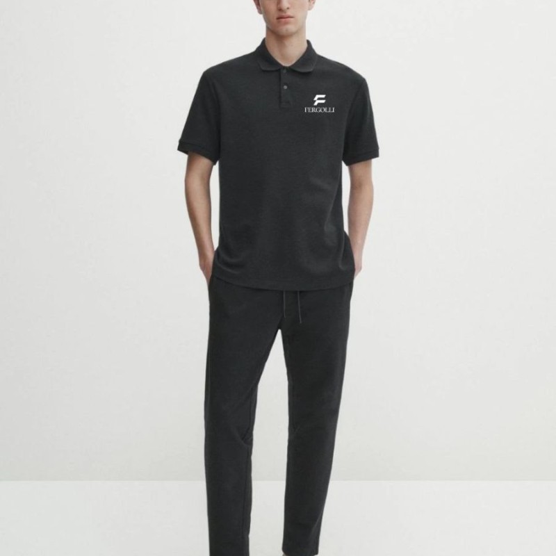 Erkek Pike Polo Yaka Tişört Düğmeli Baskılı T-Shirt - Beyaz Erkek Pike Polo Yaka Tişört Düğmeli Baskılı T-Shirt - Beyaz
