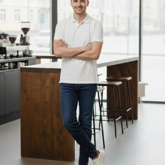 Erkek Polo Yaka Düğmeli Pike Kumaş Tişört Regular Fit Kısa Kol T-Shirt - Beyaz Erkek Polo Yaka Düğmeli Pike Kumaş Tişört Regular Fit Kısa Kol T-Shirt - Beyaz