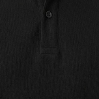 Erkek Polo Yaka Düğmeli Pike Kumaş Tişört Regular Fit Kısa Kol T-Shirt - Siyah Erkek Polo Yaka Düğmeli Pike Kumaş Tişört Regular Fit Kısa Kol T-Shirt - Siyah