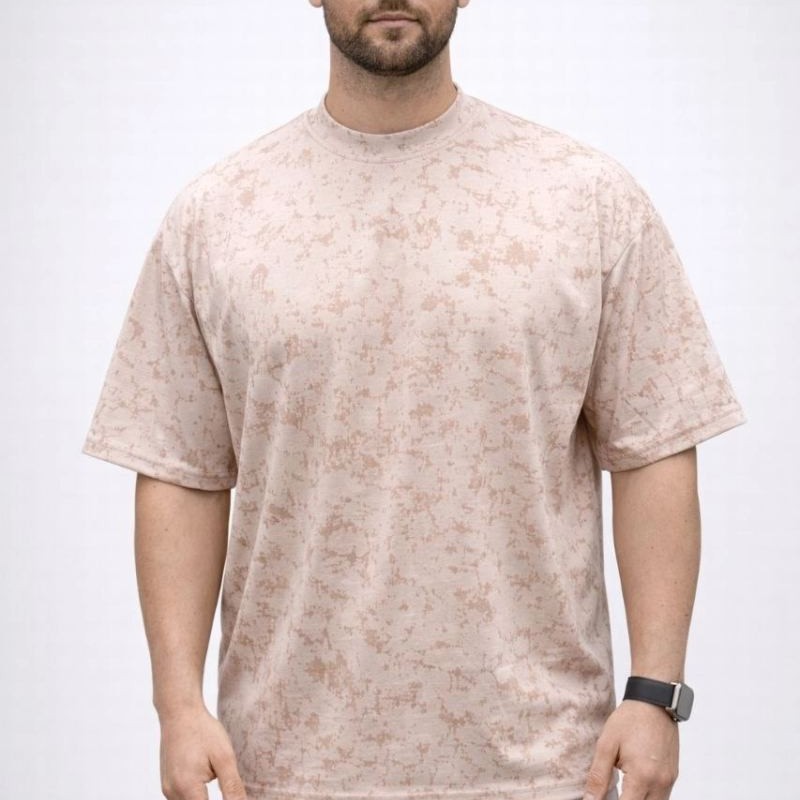 Erkek Premium Tişört OSY Yumuşak Dokulu Yıkamalı Oversize T-Shirt - Bej Erkek Premium Tişört OSY Yumuşak Dokulu Yıkamalı Oversize T-Shirt - Bej