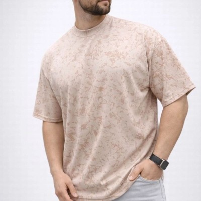 Erkek Premium Tişört OSY Yumuşak Dokulu Yıkamalı Oversize T-Shirt - Bej Erkek Premium Tişört OSY Yumuşak Dokulu Yıkamalı Oversize T-Shirt - Bej