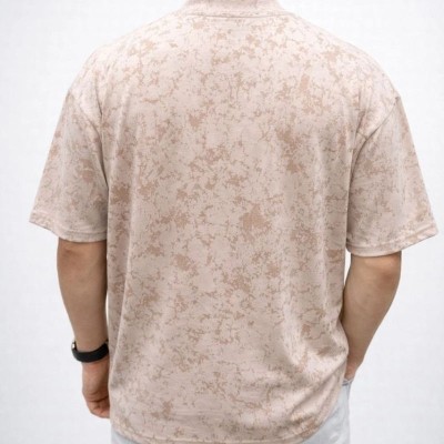 Erkek Premium Tişört OSY Yumuşak Dokulu Yıkamalı Oversize T-Shirt - Bej Erkek Premium Tişört OSY Yumuşak Dokulu Yıkamalı Oversize T-Shirt - Bej
