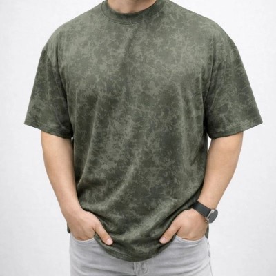 Erkek Premium Tişört OSY Yumuşak Dokulu Yıkamalı Oversize T-Shirt - Haki Erkek Premium Tişört OSY Yumuşak Dokulu Yıkamalı Oversize T-Shirt - Haki