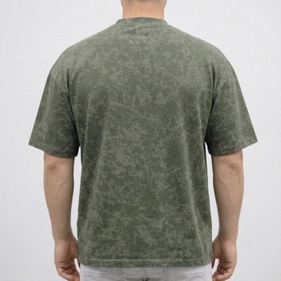 Erkek Premium Tişört OSY Yumuşak Dokulu Yıkamalı Oversize T-Shirt - Haki Erkek Premium Tişört OSY Yumuşak Dokulu Yıkamalı Oversize T-Shirt - Haki
