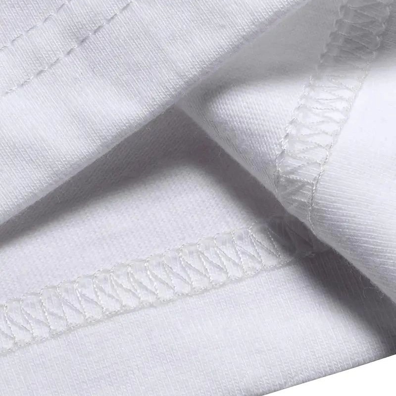 Erkek T-shirt Tavşan Baskılı Kısa Kollu Tişört - Beyaz Erkek T-shirt Tavşan Baskılı Kısa Kollu Tişört - Beyaz