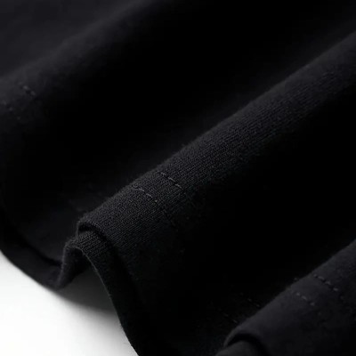 Erkek T-shirt Tavşan Baskılı Kısa Kollu Tişört - Siyah Erkek T-shirt Tavşan Baskılı Kısa Kollu Tişört - Siyah