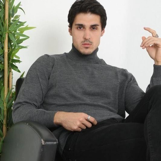 Erkek Tam Boğazlı Balıkçı Yaka Kazak Uzun Kol Düz Dokuma Triko - Füme Erkek Tam Boğazlı Balıkçı Yaka Kazak Uzun Kol Düz Dokuma Triko - Füme