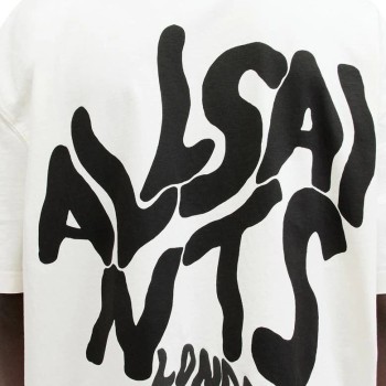 Erkek Tişört Baskılı Oversize kısa kol T-Shirt - Beyaz