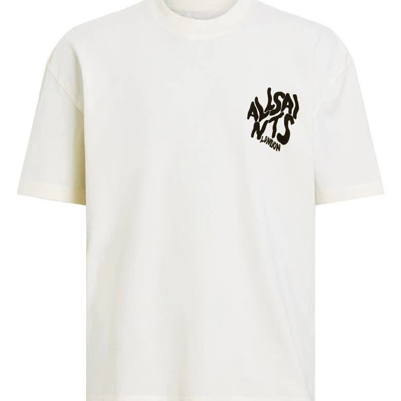 Erkek Tişört Baskılı Oversize kısa kol T-Shirt - Beyaz
