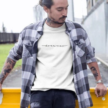Erkek Tişort Bisiklet Yaka Baskılı Kısa kol T-Shirt - Beyaz Erkek Tişort Bisiklet Yaka Baskılı Kısa kol T-Shirt - Beyaz