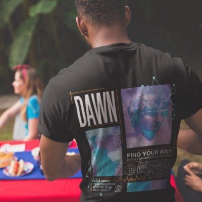 Erkek Tişort Bisiklet Yaka Baskılı Kısa kol T-Shirt - Siyah Erkek Tişort Bisiklet Yaka Baskılı Kısa kol T-Shirt - Siyah