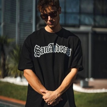 Erkek Tişort Bisiklet Yaka Baskılı Kısa kol T-Shirt - Siyah Erkek Tişort Bisiklet Yaka Baskılı Kısa kol T-Shirt - Siyah