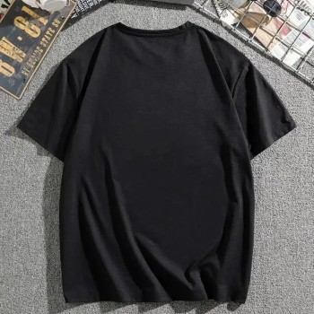 Erkek Tişört Dağ Grafikli Kısa kollu Yazlık T-shirt - Siyah Erkek Tişört Dağ Grafikli Kısa kollu Yazlık T-shirt - Siyah